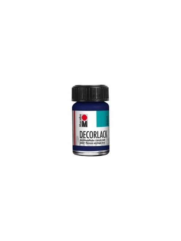 Decorlack Acryl, 15 ml, temno ultramarin 055