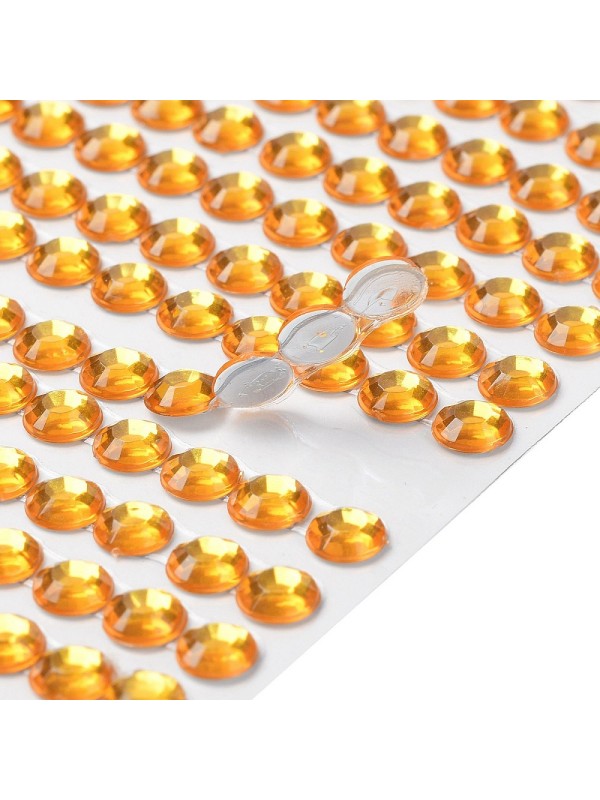 KRISTALČKI SAMOLEPLJIVI oranžni