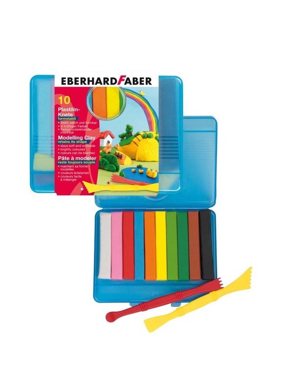 PLASTELIN V ŠKATLI ,komplet 10 barv