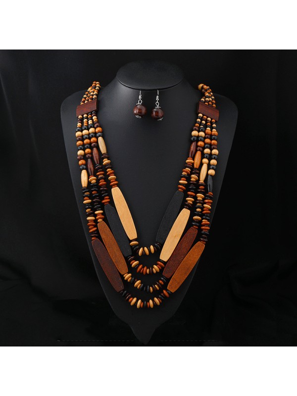 OGRLICA LESENA+UHANI rjavi odtenki