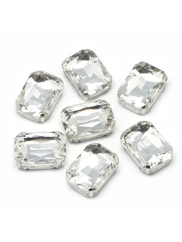 KRISTALČEK ZA ŠIVANJE prozoren,8x10mm