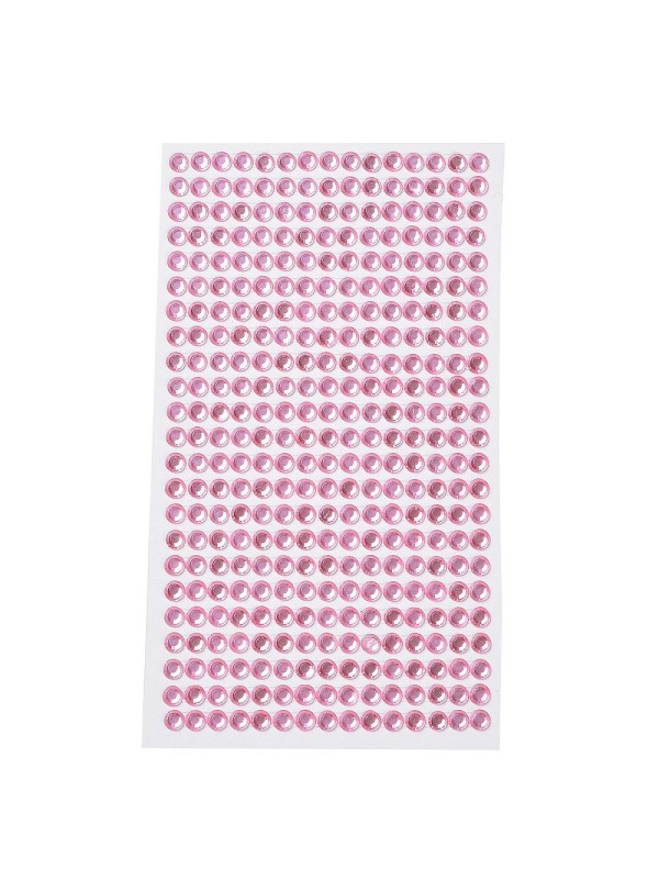 KRISTALČKI SAMOLEPLJIVI roza