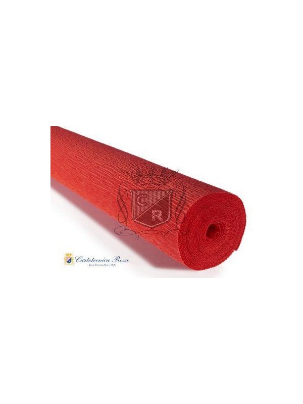 KREP PAPIR 180g-živo rdeča 618