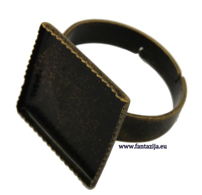 PRSTAN BAKREN S PLOŠČICO