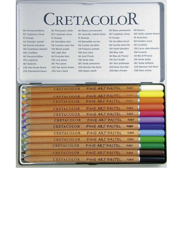 SET PASTELI V SVINČNIKU 12