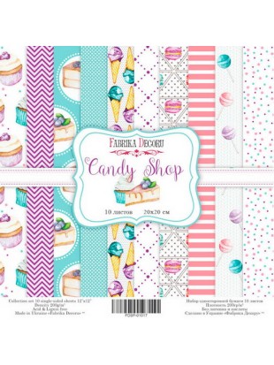 BLOK ZA SCRABOOKING Candy shop