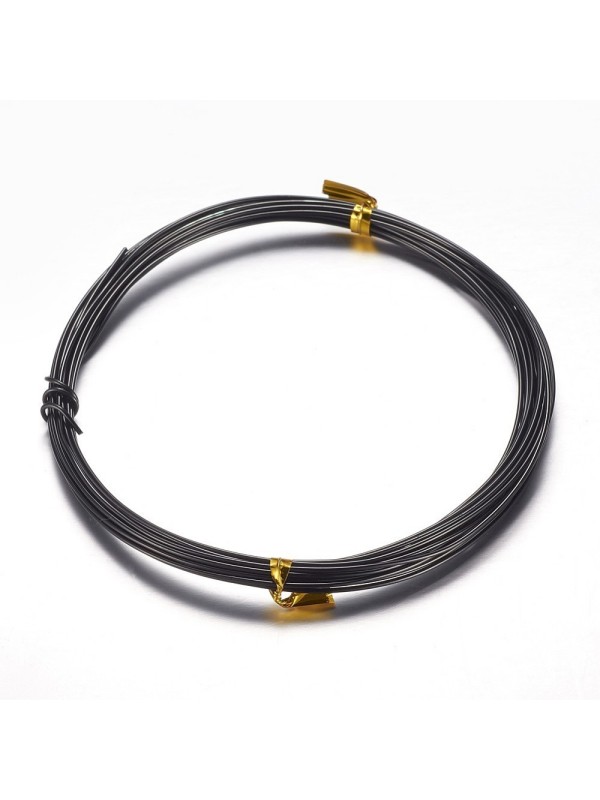 ALUMINJASTA ŽICA črna,2mmx5m