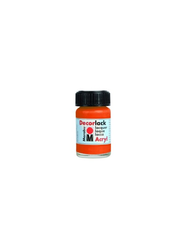 Decorlack Acryl, 15 ml, oranžna 013