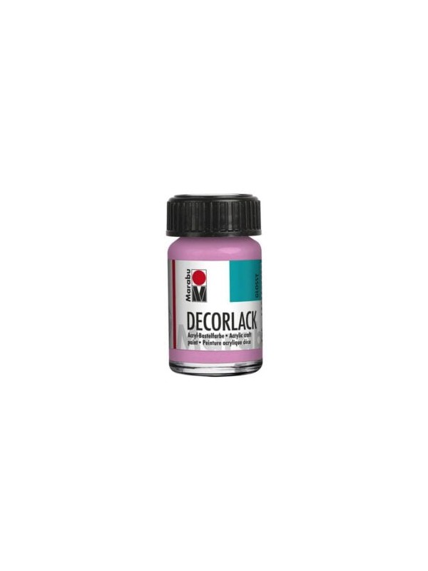 Decorlack Acryl, 15 ml, rožnata 033