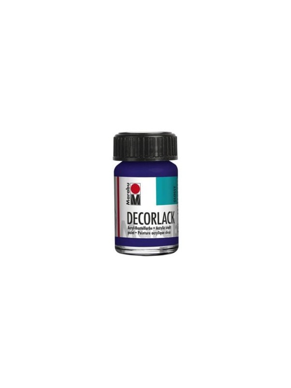 Decorlack Acryl, 15 ml, temno vijoličasta 051