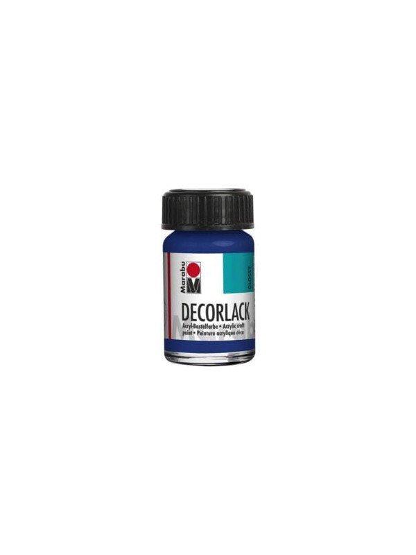 Decorlack Acryl, 15 ml, srednje modra 052