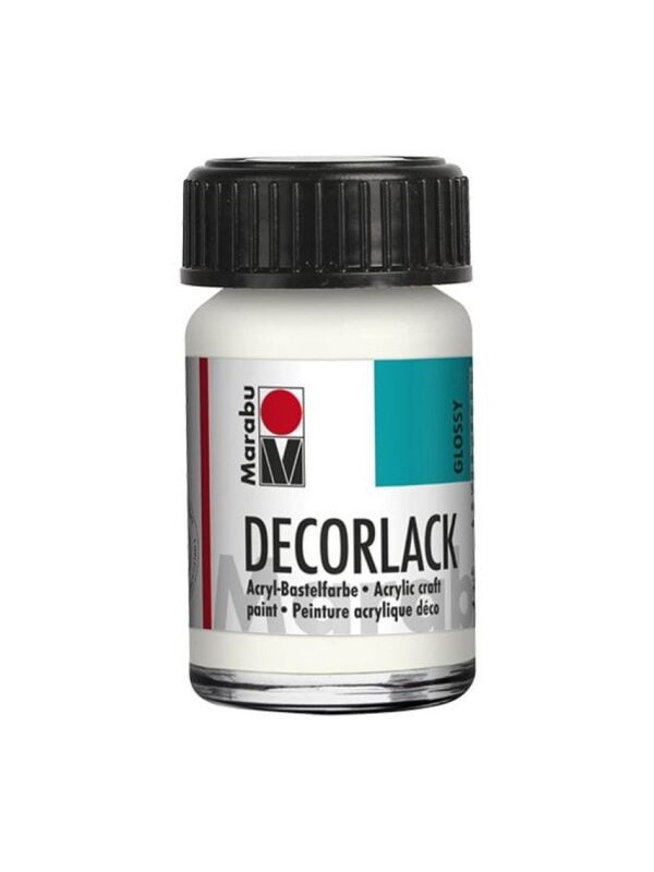 Decorlack Acryl, 15 ml,  bela 070