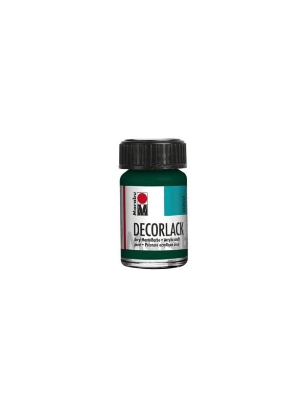 Decorlack Acryl, 15 ml, borovčevo zelena 075