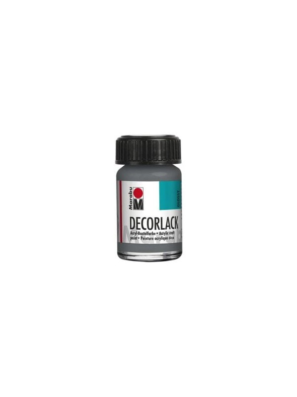 Decorlack Acryl, 15 ml, siva 078