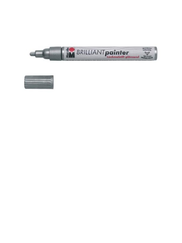 BRILLIANT PAINTER 2-4mm 082-srebrn