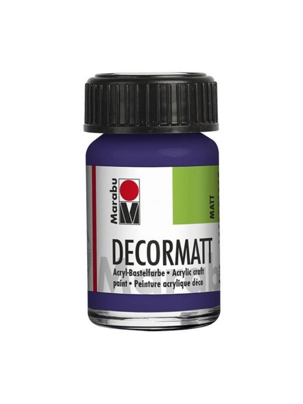 Decormatt Acryl, 15ml, temno vijlična 051