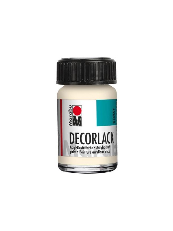 Decorlack Acryl, 15 ml, slonokoščena 271