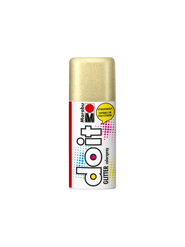 DO-IT SPREJ,150ml bleščice zlate 584